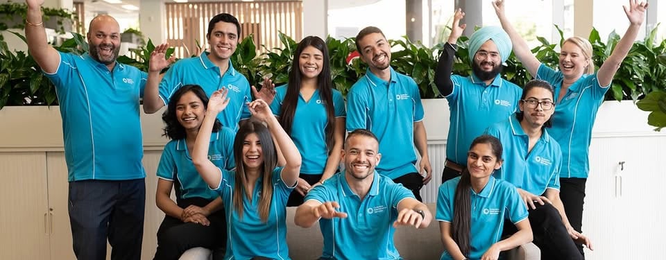 The CMS Sydney cleaning team
